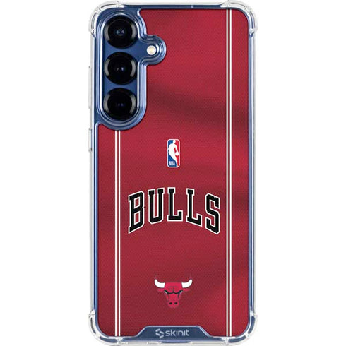 NBA Chicago Bulls Jersey Galaxy S25 Clear Case